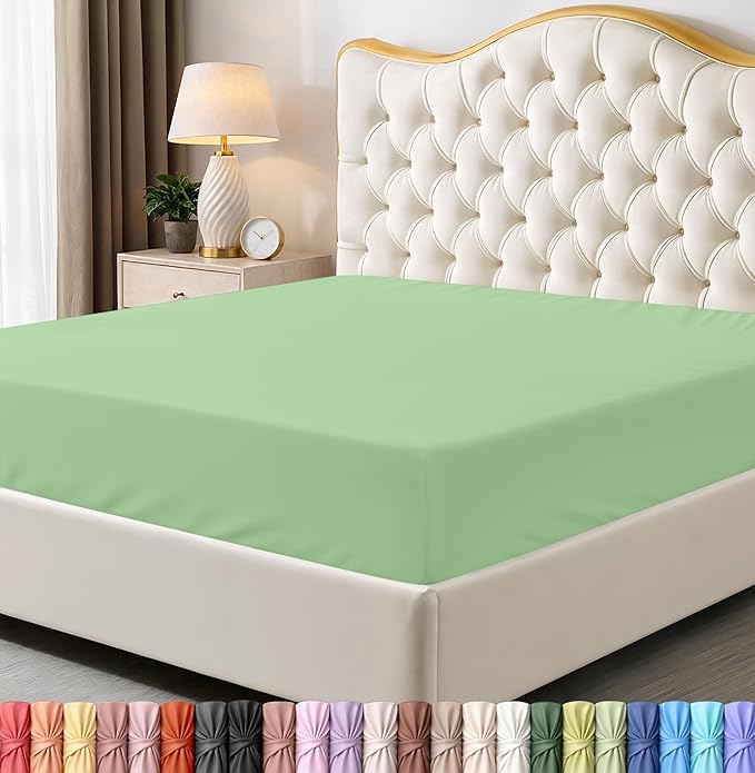 Utopia Bedding Full Fitted Sheet - Bottom Sheet - Deep Pocket - Soft Microfiber -Shrinkage and Fade Resistant-Easy Care -1 Fitted Sheet Only (Sage)