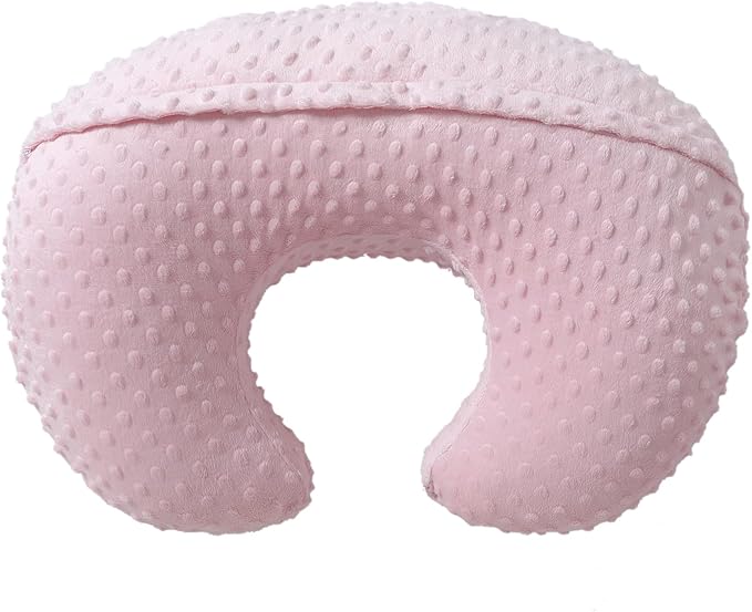 Baby Nursing Pillow and Body Positioner with Premium Slipcover for Breastfeeding for Baby Boys and Girls, Feeding Pillow with Breathable Comfortable Pillowcase (Blushing Bride)