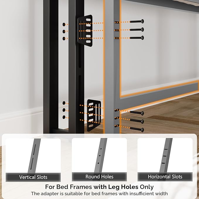 VINGLI King Size PU Leather Upholstered Headboard Bookcase Head Board for Bed with Storage,Charging Stations and LED Light, 2 Tier Shelves and Pegboard, Height Adjustable, Industrial Brown