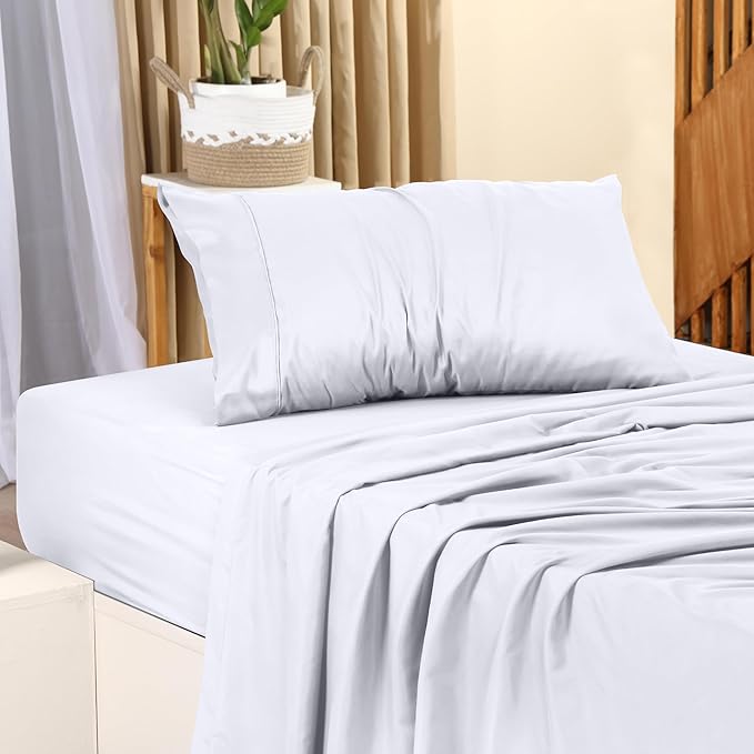 Utopia Bedding Twin Bed Sheets Set - Pack of 2 Sheet Sets - Perfect for Spa, Hotel, & Guest Bedroom - Brushed Microfiber - Shrinkage and Fade Resistant - Easy Care (White)