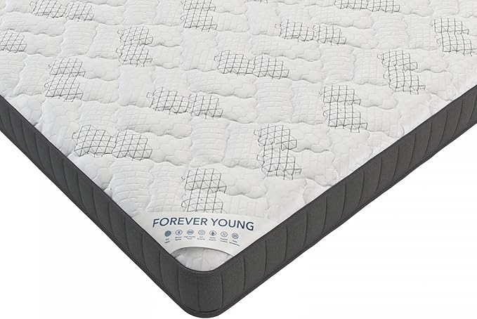 Ottomanson King 9" Hybrid Mattress - Medium Firm Support - Made in USA - Individually Pocketed Coils & CertiPUR-US Foam - Fiberglass-Free - Bed in a Box