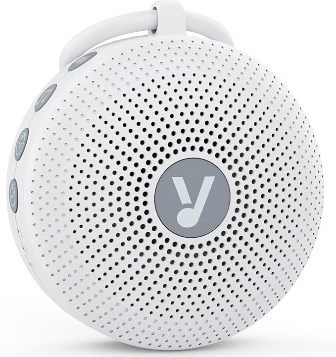 Portable Sound Noise Machine for Baby Kids Adult with 21 Natural Soothing Sounds, Memory Function, 32 Levels of Volume, Powerful Battery, Noise Canceling, Sleep Sound Timer Therapy for Home, Travel