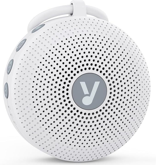 Portable Sound Noise Machine for Baby Kids Adult with 21 Natural Soothing Sounds, Memory Function, 32 Levels of Volume, Powerful Battery, Noise Canceling, Sleep Sound Timer Therapy for Home, Travel