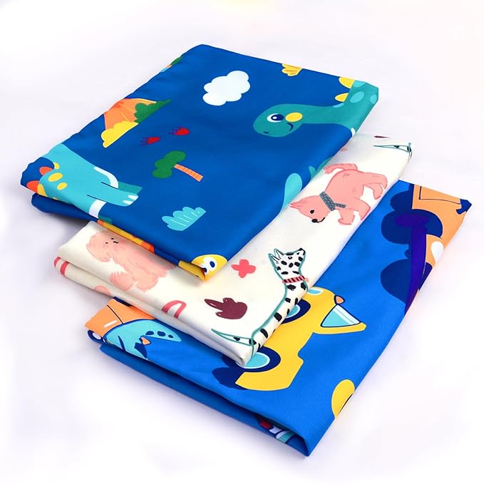 Cloele Kids Toddler Pillowcase Envelope Travel Pillowcase Baby Pillow Cover Fits Pillows Sized 12x16 or 13x18-1 Pack Soft Children’s Bedding Pillowslip Case for Boys and Girls -Colorful Dinosaur
