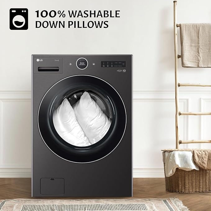 Washable Down and Feathers Pillows Standard Size 2 Pack - Premium Soft Pillow Authentic Canadian White Goose Down & Feather w/ 100% Cotton Cover for Luxury Experience - 650 Fill Power.