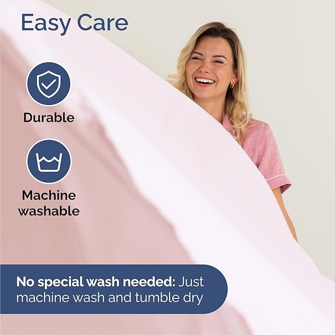 Cal King 6 Piece Sheet Set - Comfy, Breathable & Cooling - Soft Hotel Luxury Bedding for Women, Men, Kids, Teens & Children - 1 Flat & 1 Fitted Sheet & 4 Pillowcases w/ Deep Pockets - Lavender Pink