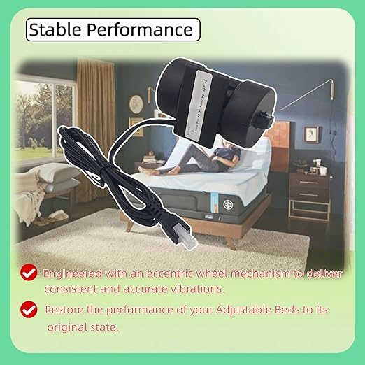 ZYT-36S-42 Adjustable Bed Massage Motor Replacement for Head & Foot Areas – 24V, 2500 RPM, Easy Installation, Fits Most Adjustable Bed Bases