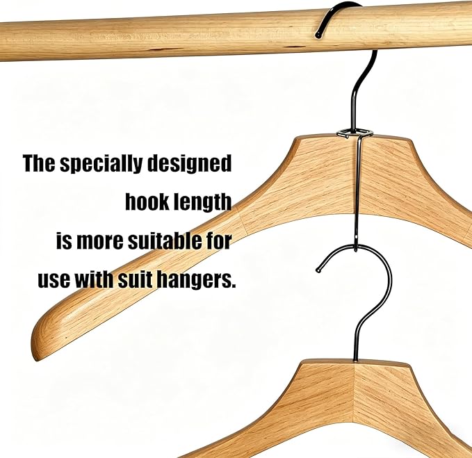 20 Pack Silver Square-Head Hanger Connectors, 3.15’’ Long Metal Clothes Hanger Hooks Extender Clips for Suits Jackets Pants Ties Heavy Duty Closet Organizer for Wardrobe & Clothing Stores