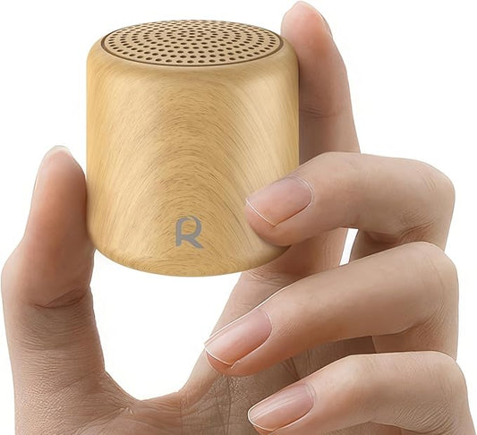 Portable Sound Machine - Travel White Noise Machine for Adults & Baby, 16 Relaxing Sounds, Timer & Rechargeable, Mini for Office, Hotel, Home (Wood)