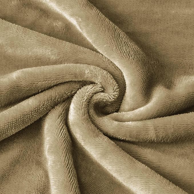 BEDELITE Body Pillow Cover with Zipper Closure, Super Soft and Cozy Fuzzy Fleece Pillowcase 20 x 54 Inches, Luxury Fluffy Plush Long Body Pillow Pillowcase for All Seasons(Camel)
