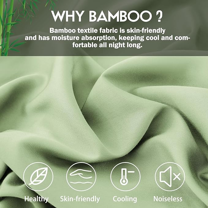Curved Pillow Case King Size, Side Sleeper Pillow Cases Cover Cooling Rayon Derived from Bamboo with Zipper for hot Sleepers Hair and Skin, Breathable Silky Soft Pillowcase 1 Pack 20 * 36 Inches