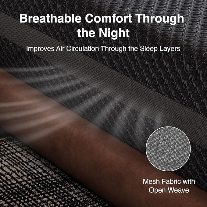 Novilla Queen Size Mattress 8 Inch, Queen Gel Memory Foam Mattress for Pressure Relief & Adaptive Body Support, with Green Tea-Infused Foam & Breathable Side Panel, Medium Firm, Mattresses in a Box