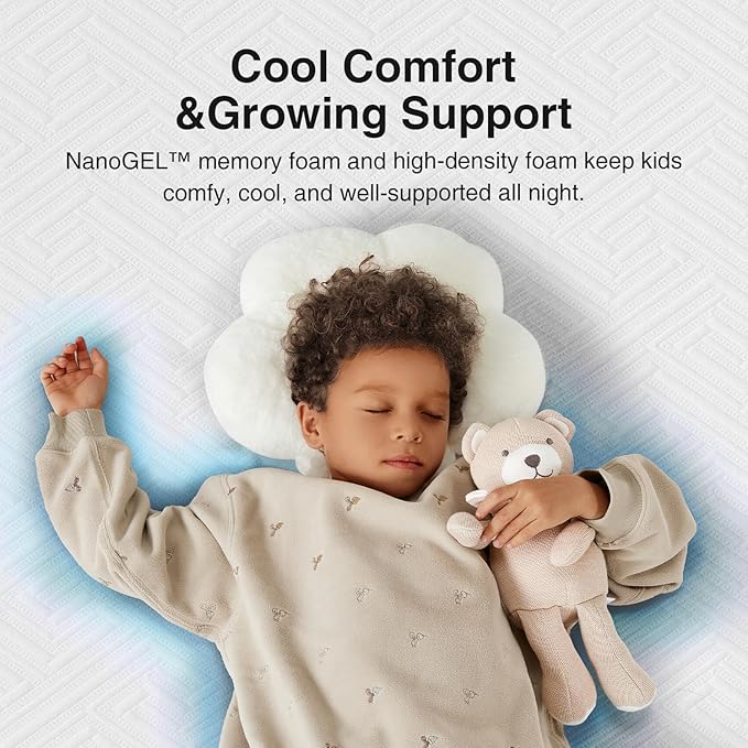 Novilla Full Size Mattress, 6 Inch Full Mattresses for Kids, Gel-Infused Memory Foam Mattress for Pain Relief & Supportive & Cooling Sensation, CertiPUR-US Certified in a Box