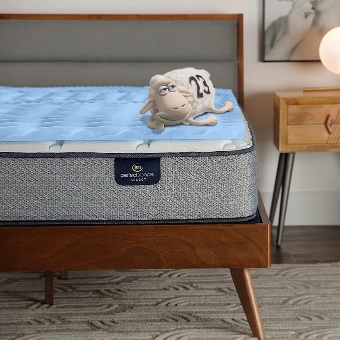 Serta Comfort Zone Cooling Memory Foam Mattress Topper, 1.5 Inch, King