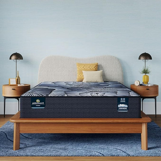 Serta Perfect Sleeper X - Kendall 13" Plush Full Hybrid Mattress - 5 Support Zones and Cooling Tech for a Restorative Sleep - 100 Night Trial, CertiPUR-US Certified