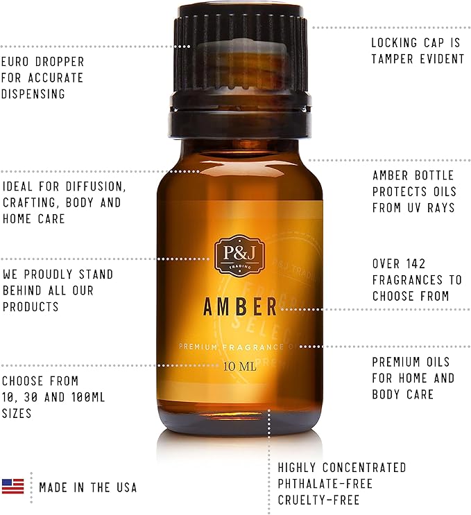 P&J Trading Fragrance Oil for Diffusers for Home - Campfire 10ml Fragrance Scents for Candle Making - Soap Making Supplies & Car Diffuser Scents
