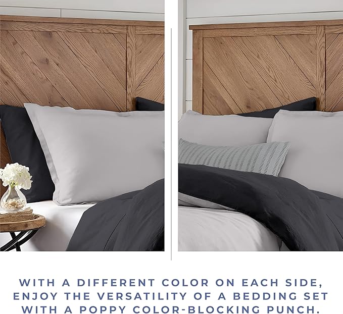 Kotton Culture 120"x120" 3 Pc Super King Plus/Super Oversize King Duvet Cover Set 100% Egyptian Cotton -600 TC Comforter Cover Zipper Closure & Corner Ties -Fits Only Extra Large Inserts -Blended Grey