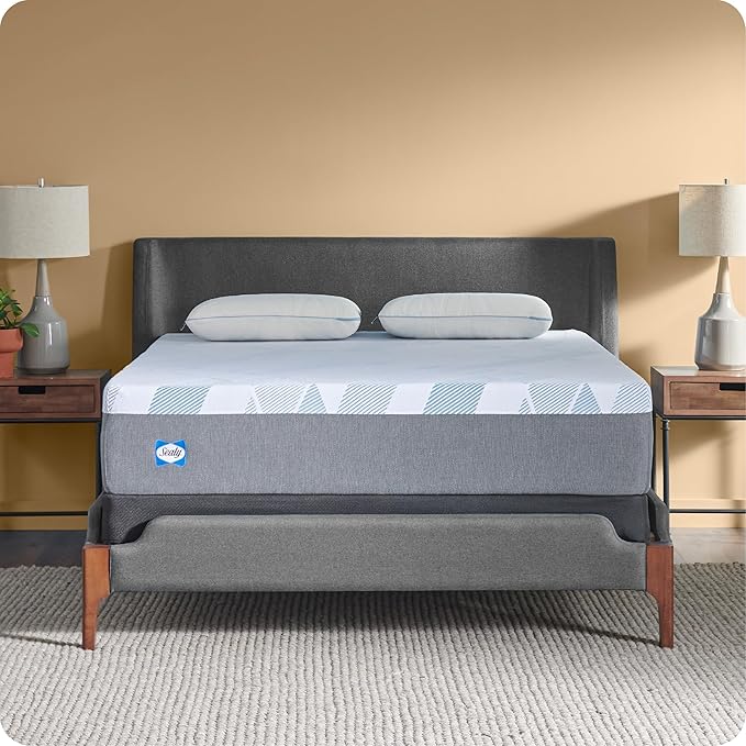 Sealy Dreamlife 12” Foam Mattress-in-a-Box, Twin XL, SealyComfort Gel Memory Foam, SealySupport Transition Foam, Surface-Guard Technology