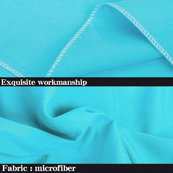 NTBAY Queen Pillowcase Set - 4 Pack Brushed Microfiber 20x30 Pillowcases - Soft, Wrinkle-Free, Fade-Resistant, Stain-Resistant, Blue Pillowcases with Envelope Closure - 20x30 Inches, Blue
