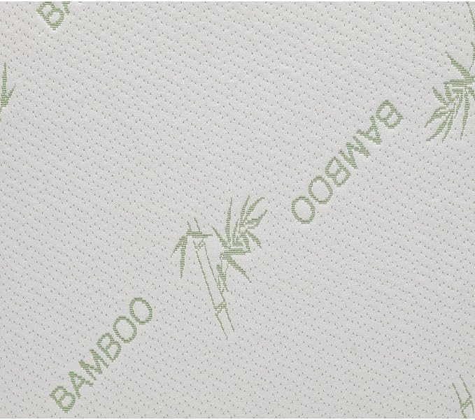 OrganicTextiles 3” Inch Organic Latex Mattress Topper Pad with Rayon Derived from Bamboo Covering with Zipper(Full Size, Soft), GOLS Certified, Breathable, Made in USA, Hypoallergenic Soft
