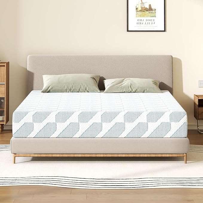 TFD Twin XL Mattress, 5 Inch Cooling Gel Memory Foam Mattress in a Box for Pressure Relief, No Fiberglass, Motion Isolation, Removable Washable Cover, Medium Firm, 80''L x 38''W