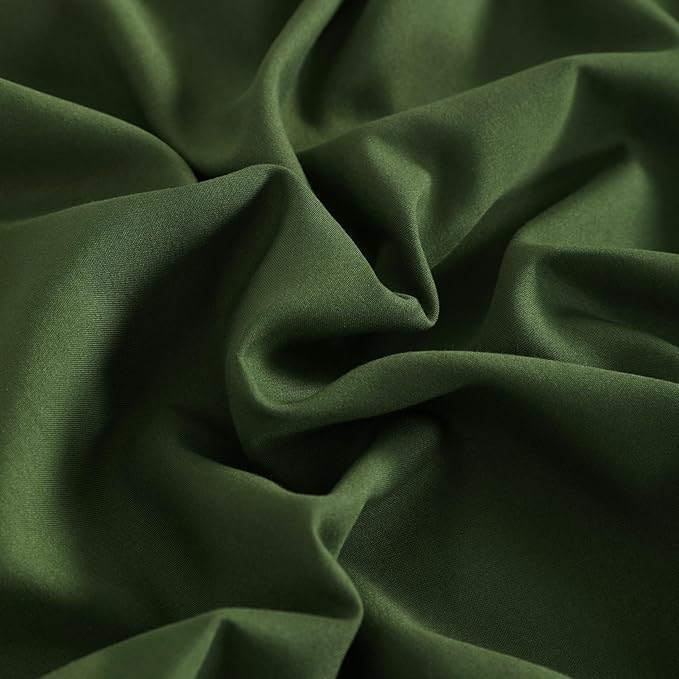 NTBAY Body Pillowcase - Brushed Microfiber 20x54 Pillowcase - Soft, Wrinkle-Free, Fade-Resistant, Stain-Resistant, Olive Green Body Pillow Cover with Envelope Closure - 20x54 Inches, Olive Green
