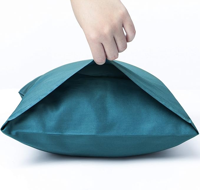 NTBAY Egyptian Cotton Body Pillowcase - 500 Thread Count Cotton Body Pillow Cover - Soft and Breathable Envelope Closure Body Pillowcase for Adults, 20x54 Inches, Slate Blue