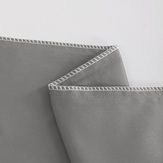 NTBAY Toddler Pillow Cases Set of 2, 2 Pack Brushed Microfiber 14x20 Pillow Cases, Soft, Wrinkle, Fade, Stain Resistant Smoke Grey Pillow Cases with Envelope Closure, 14x20 Inches, Smoke Grey