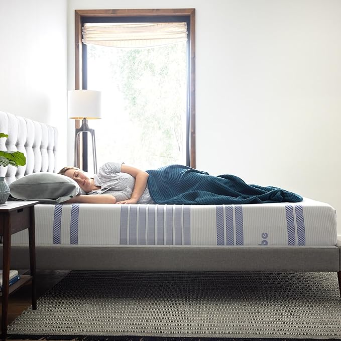 Vibe Gel Memory Foam Mattress, 12-Inch CertiPUR-US Certified Bed-in-a-Box, Full, White