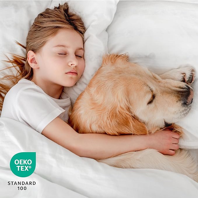 Bare Home Waterproof Quilted Mattress Protector - Cooling Mattress Pad - Protects Against Spills - Easily Washable - Elastic Fitted Mattress Cover - Stretch-to-Fit up to 15 Inches Deep (Cal King)