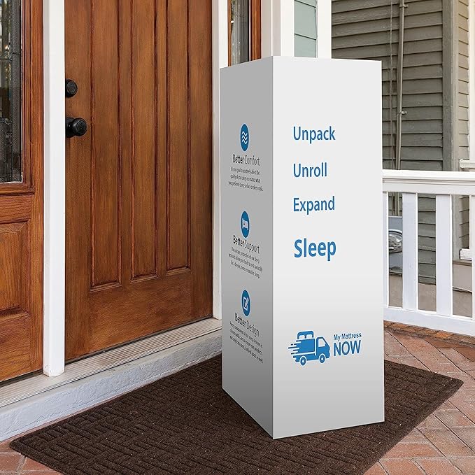 Nautica Home Invigorate 10" Medium-Plush Gel Memory Foam Mattress with Cooling Air Flow and Pressure Relieving Foam Layers, Bed-in-a-Box, Twin XL, White