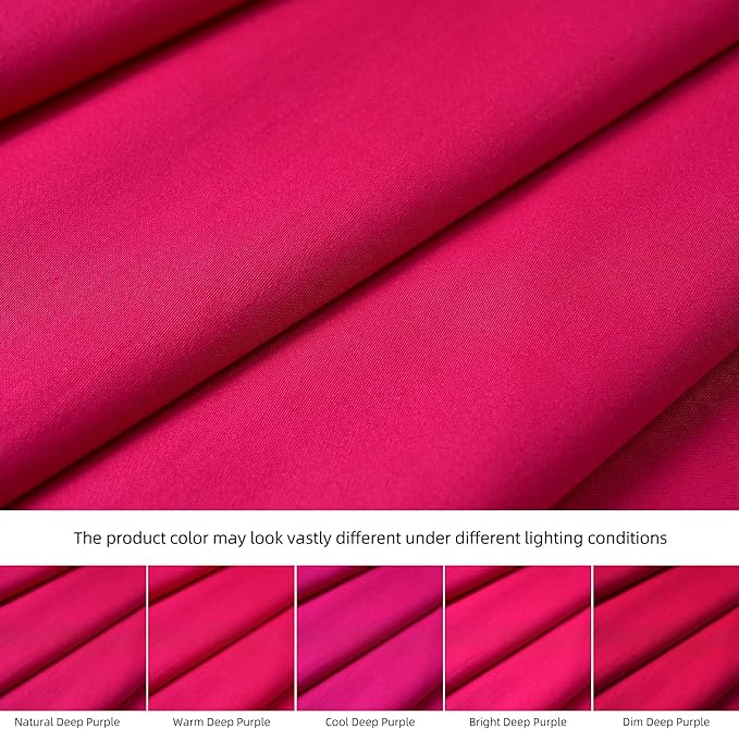 400 Thread Count Cotton Pillow Case Queen with Zipper, 30" L x 20" W, Cotton Pillow Protectors Cover- Set of 2 - Hot Pink - Pillows Not Included