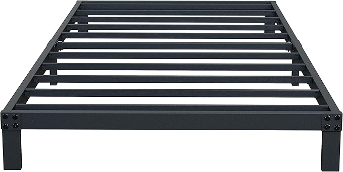 Upcanso 7 Inch XL Twin Bed Frames No Box Spring Need, Low Profile Metal Platform Twin XL Size Bed Frame, Heavy Duty Support, Easy Assembly
