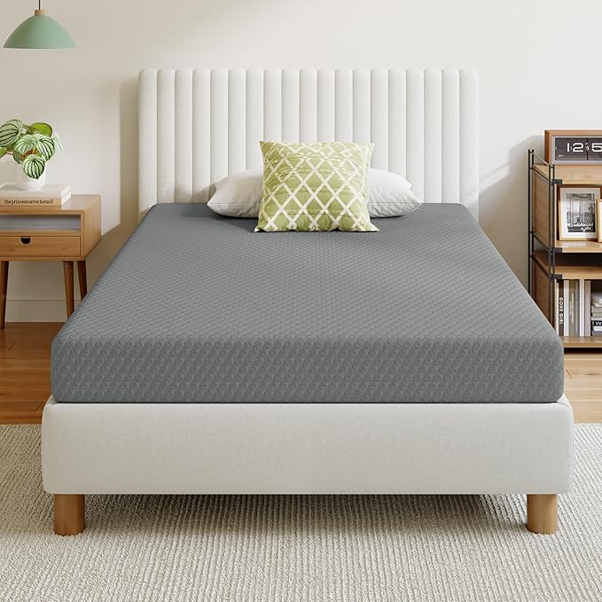 Novilla 8 Inch Twin Mattress, Cooling Memory Foam Mattress Twin Size for Pressure Relief & Thermally Balanced, Breathable Twin Bed Mattresses Designed for Enhanced Support & Quick Asleep