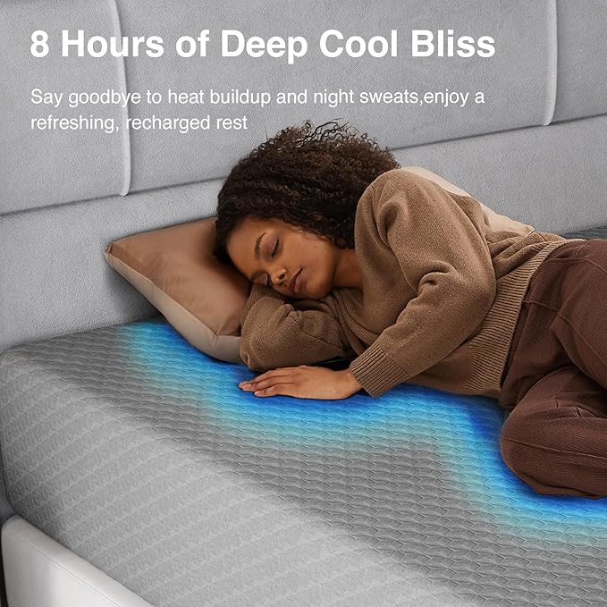 Novilla 14 Inch Queen Size Mattress, Cooling Memory Foam Mattress Queen with Enhanced Airflow, Pressure Relief & Durable Support, CertiPUR-US Certified Mattresses in a Box with Breathable Fabric