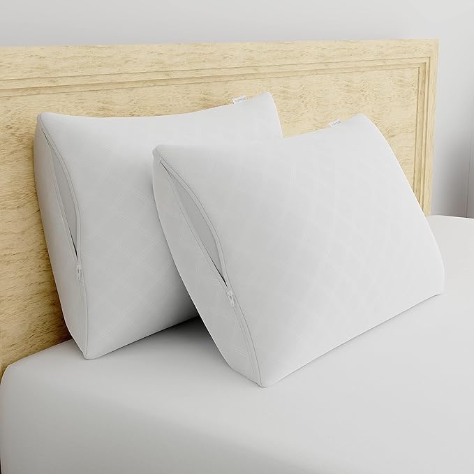 Set of 2 King AllerEase Pillow Protectors - Temperature Balancing,Allergist Recommended - Premium Breathable,Zippered Protectors,(Pack of 2)