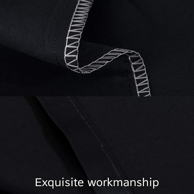 NTBAY Egyptian Cotton Body Pillowcase - 500 Thread Count Cotton Body Pillow Cover - Soft and Breathable Envelope Closure Body Pillowcase for Adults, 20x54 Inches, Black