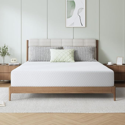 Novilla Queen Size Mattress 12 Inch, Queen Memory Foam Mattress with Breathable Comfort Layer & High-Density Base Foam for Pressure Relief & Contouring Support, Motion Isolation & Cooling Comfort