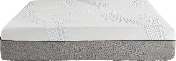 Boyd Sleep SensaLux Engineered Latex Foam Mattress, Cooling and Comfort Support, 12" Twin XL, White