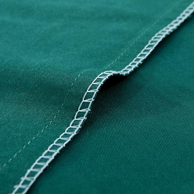 FLXXIE Body Pillow Cover - Super Soft Microfiber 20x54 Body Pillow Case - Envelope Closure, Wrinkle, Stain Resistant 20x54 Long Pillowcase, Dark Green