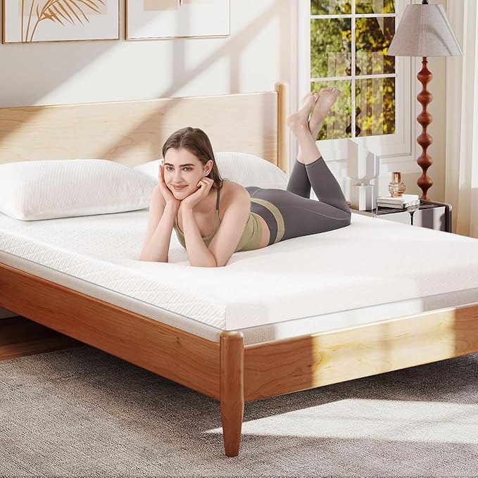 VALUXE Twin Size 3 Inch Mattress Topper Cover with Zipper Closure - Breathable Protector for 3" Memory Foam or Latex Mattress Topper (Cover Only)