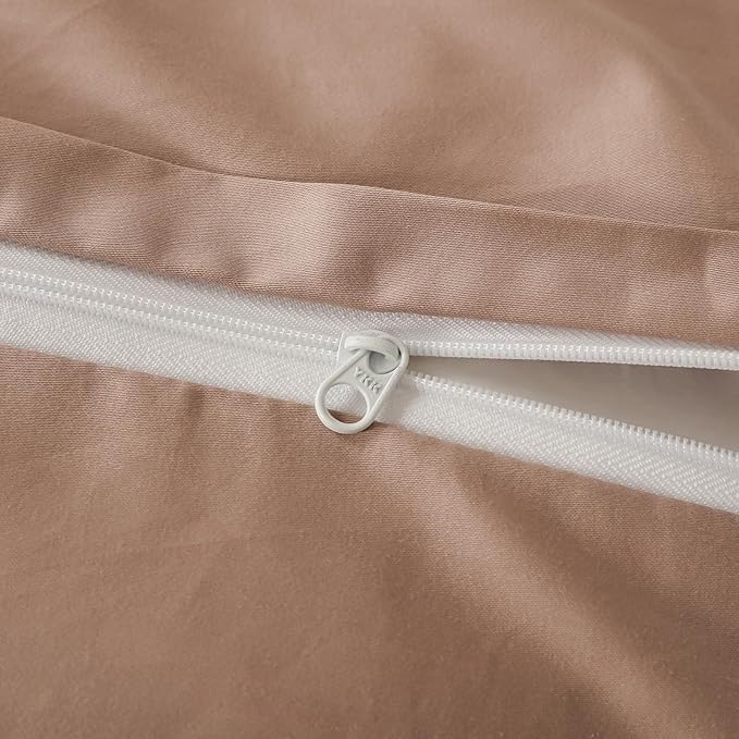 Duvet Cover Set Queen Size Floral Pattern 600 Thread Count Ultra Soft 100% Long Staple Cotton Duvet Cover Sets 3-PC, Breathable Duvet Cover with Zipper Closure & Corner Ties