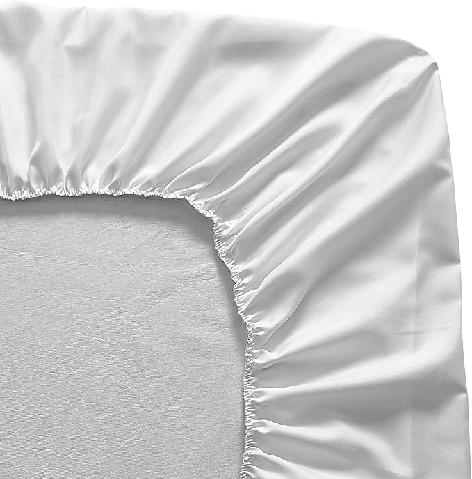 Fresh Ideas Waterproof Mattress Protector 100% Vinyl Hypoallergenic, California King, White
