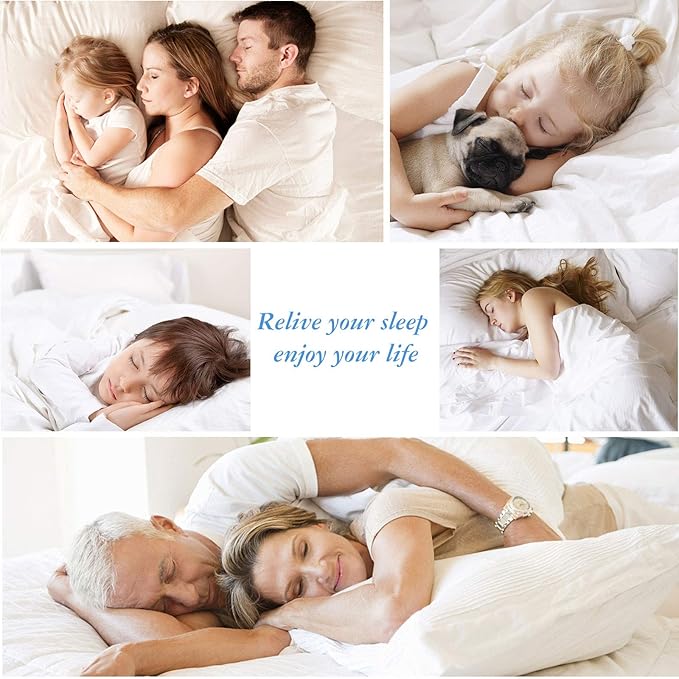 2 Pack King Size Premium Waterproof Mattress Protector, Soft Breathable Mattress Pad, Noiseless Waterproof Bed Cover - Stretch to 21" Fitted Deep Pocket Mattress Protection