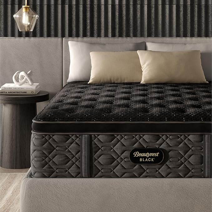 Beautyrest Black Series Three 16.25" Medium Pillow Top California King Mattress - Breathable, Cooling, and Supportive - CertiPUR-US Certified, 100-Night Sleep Trial, and 10-Year Limited Warranty