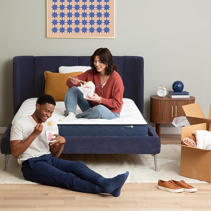 Serta Five Star Mattress Tranquility 12-Inch Firm– Twin– Zoned Support, Pressure Relief, Cooling– Bed-in-a-Box – Ideal for Back & Stomach Sleepers – 100 Night Trial, 10-Year Limited Warranty