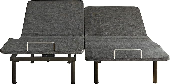 Boyd Sleep Bed Frame Base: Adjustable Zero-Gravity Power Base Anti Snore, with Massage, Split King