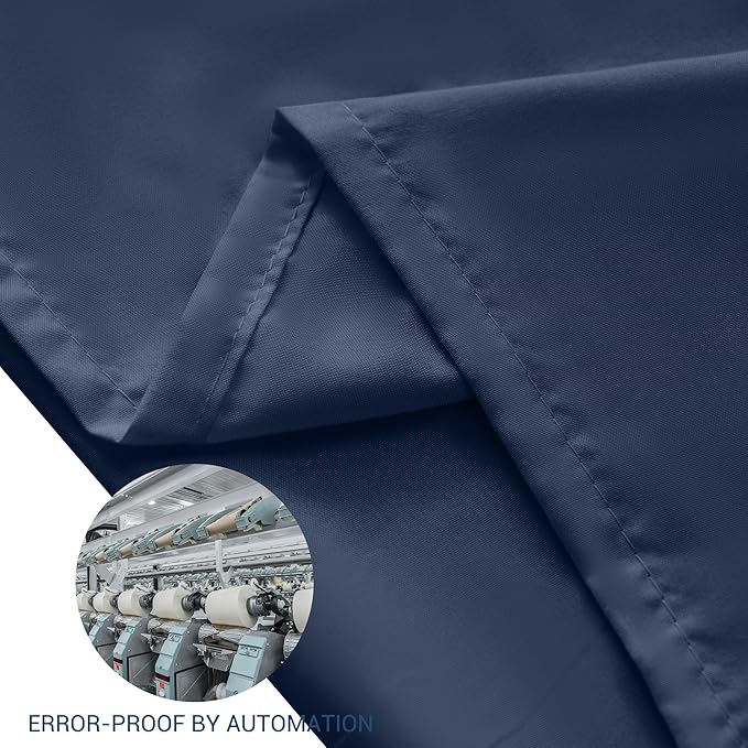 Pillowcases Queen Size 24 Pack - Bulk Pillow Cases with Envelope Closure, Soft Brushed Microfiber Pillow Covers Hospital Hotel Airb&bs Essentials for Hosts (20x30, Navy Blue)