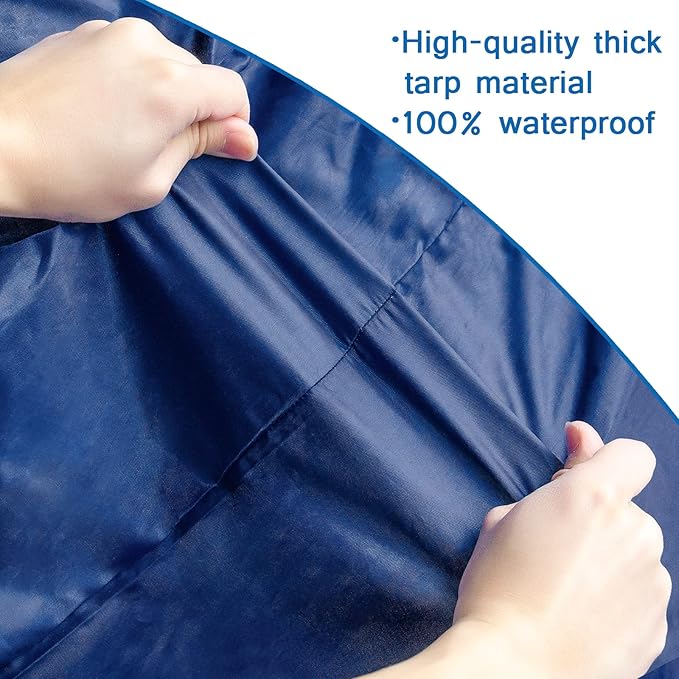 Mattress Bags for Moving and Storage,Waterproof Mattress Cover for Moving with Heavy Duty Handles, Strong Zipper, Reusable Mattress Storage Bag, Moving Supplies & Moving Bags,Full Size,Navy,2 Pack