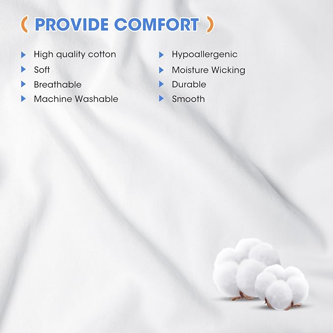Pillowcase Compatible with J Shape Contourr Swan Body Pillow Original and Cool XL Sizes, Breathable and Soft Fabric, White, 1 Pack